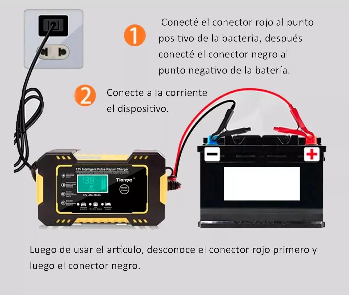 CARGA-FAST® Cargador inteligente para batería - Banana Express